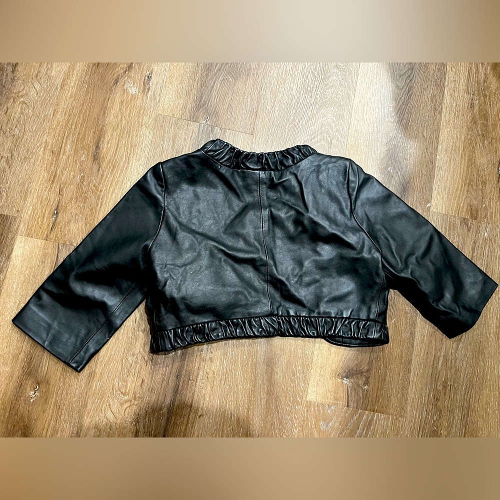 Bcbgeneration 100% Leather Cropped Jacket - image 2